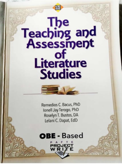 THE TEACHING AND ASSESSMENT OF LITERATURE STUDIES