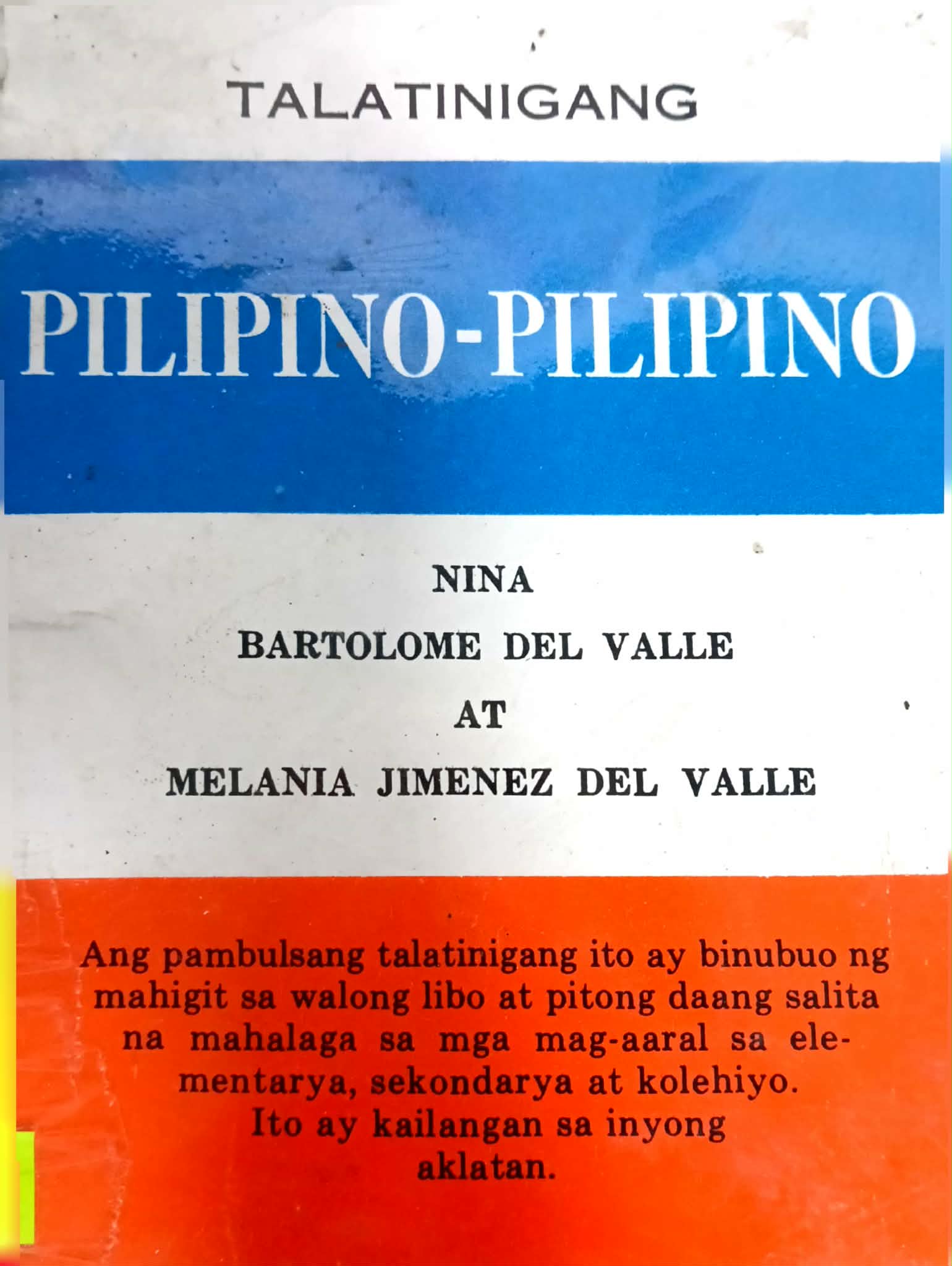 TALATINIGANG PILIPINO-PILIPINO